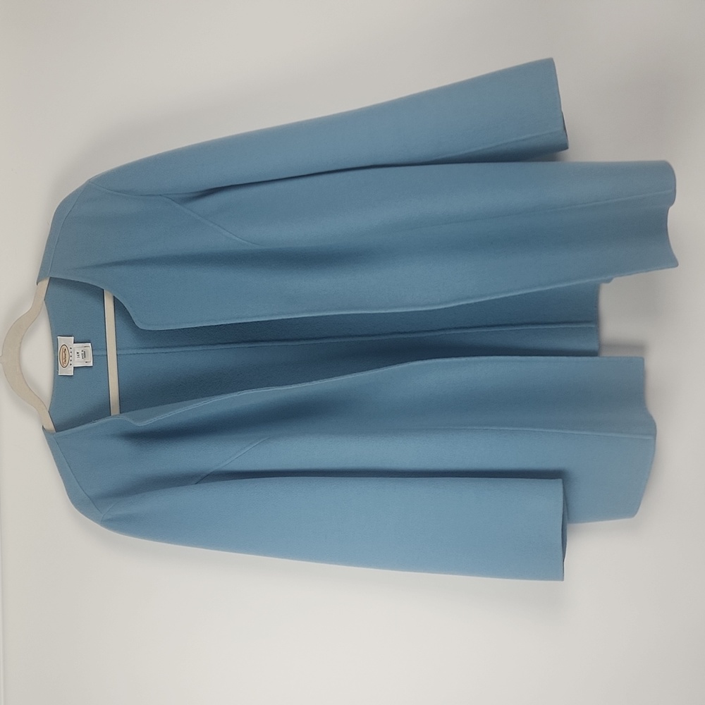 TALBOTS Woman Blue Wool Blazer 14W